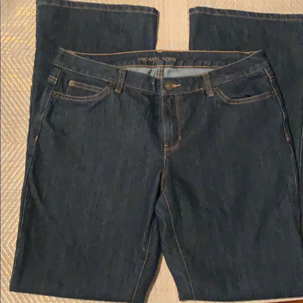 Michael Kors dark blue jeans